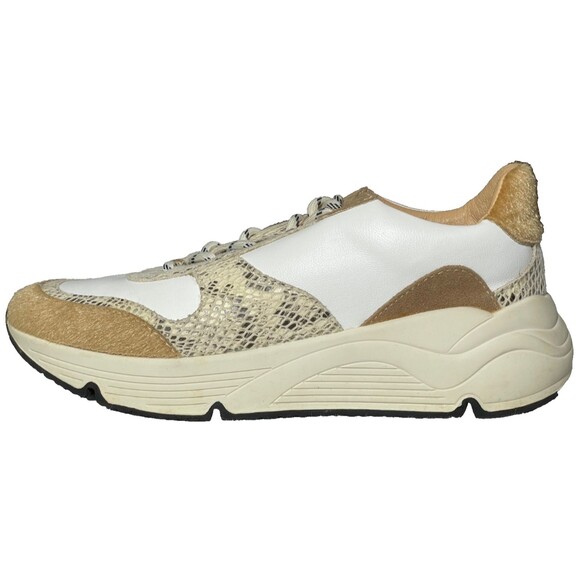 Oasis Shoes - Oasis Society Size 6 Leopard Cheetah Beige Fur Women’s Sneaker w/ Original Laces